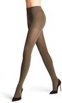 FALKE Women's Family Tights, Breathable, Durable, Sustainable Cotton, Lightweight Stockings, Skin-Friendly, Green (Military 7826), S, 1 Pair