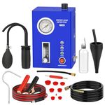PLAYOCCAR Smoke Machine Automotive Leak Tester,EVAP Smoke Machine Leak Dectector with Built-in Air Pump, Pressure Gauge for Pipe System, Fuel Leakage,12V EVAP Vacuum Diagnostics Tester for All Car