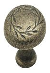 Amerock | Cabinet Knob | Weathered Brass | 1-5/16 inch (33 mm) Diameter | Nature's Splendor | 1 Pack | Drawer Knob | Cabinet Hardware