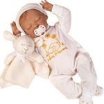 Paradise Galleries Realistic Newborn Baby Doll, Jannie de Lange Designer's, 21" New Year Birthday Party Reborn Baby Doll Gift with Magnetic Pacifier and Doll Accessories - Wishers & Dreams