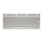 CHERRY KW 7100 MINI BT FOR MAC, Compact Mac Keyboard with 3 Bluetooth Channels, UK Layout (QWERTY), Wireless Multi-device Keyboard, Moonlight White