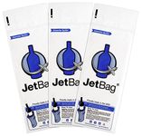 JetBag Bold - The Original Absorbent Reusable & Protective Bottle Bags - Set of 3 - Made in The USA