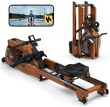Foldable Water Rowing Machine Woode