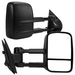 YITAMOTOR Towing Mirrors Compatible with Chevy Silverado GMC Sierra 07-14 1500/2500/3500 Yukon Power Heated Side Mirrors, 2 Pack