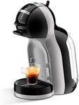 NESCAFÉ Dolce Gusto EDG155.BG Mini-Me Automatic Coffee Machine Black & Arctic Grey by De’Longhi - Starter Kit