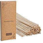 LWH-US 120 PCS Reed Diffuser Sticks,10 Inch Natural Rattan Wood Sticks,Essential Oil Aroma Diffuser Replacements Sticks for own Space (Primary Color)