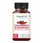 Trufitt Nutrition Trufitt Cranberry + D-Mannose Antioxidant For Kidney Health & Urinary Tract Health Support - 60 Capsules