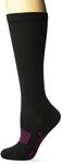 Wrangler Women's Western Boot Socks 3 Pair Pack, Black, Medium