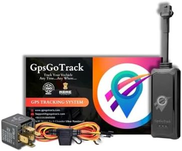 GpsGoTrack Wired GPS Tracker for Car, Scooty, and Bike | Hidden Device with Live Location Tracking, Anti-Theft and Geofence Alerts.