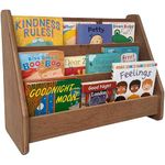 WonderVed Montessori Book Shelf for Kids Room - Plywood Book Stand for Kids Study Room or Nursery - Elevated Book Storage Rack for Cognitive Learning - Baby Essentials for New Moms- Kids Library