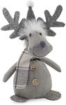 Boston International Christmas Tabletop Décor, Roy The Grey Moose