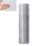 TANGZON 0.9M x 15M/ 1.2M x 15M Hardware Cloth, Galvanised Welded Wire Mesh Roll, Garden Chicken Wire Animals Enclosure for Plants Vegetables Fruits (0.9M x 15M, with 6.5mm x 6.5mm Grid)