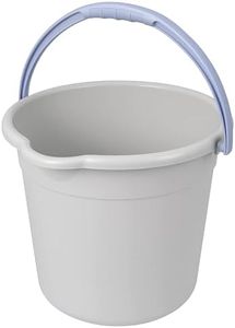 JOEY'Z 10QT (9.5L) Heavy Duty Sturdy Spout Pail Bucket with Durable Grip Handle for Cleaning, Mopping, Projects, Storage, Paint