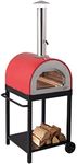 Alfresco Chef - Naples Wood Fired Outdoor Pizza Oven – Perfect for Outdoor Garden Cooking, BBQ & Camping - Compact Fire Oven