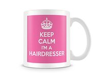 Behind The Glass - Keep Calm I'm A Hairdresser - Printed Funny Mug - Great Gift/Present Idea, Ceramic, 11fl.oz.