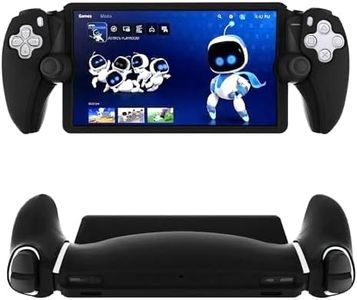 WUXIDIXI PS5 Portal Silicone Protective Case, Soft Protective Skin Cover Case for PS5 Portal Remote Player with Ergonomic Grip, Shockproof Anti-Scratch - Black