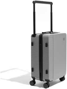 ICON The Transit Signature Cabin Polycarbonate Hardsided Luggage| Ultra Light Weight 8 Wheel | Wide Trolley Luggage Hardsided Suitcase (Grey, Cabin)