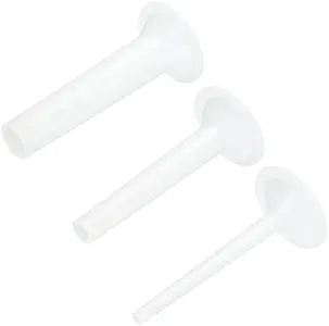 MECCANIXITY Meat Grinder PE Stuffing Tube 10mm 20mm 30mm Diameter 168mm Height for Meat Grinder, Stand Mixer, 1 Set