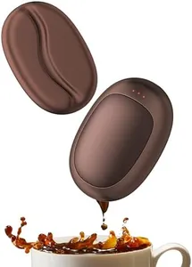 Rechargeable Hand Warmers 2 Pack, Portable Electric Hand Warmer 5000mAh, Pocket Heater 3 Heat Settings, Up to 18 Hours of Use, Ideal for Raynaud's, Hunting, Golf, Camping, Gift for Men