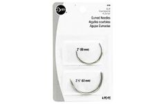 Dritz 3050 Quilter's Curved Hand Needles, 2-Inch & 2-1/2-Inch (4-Count)