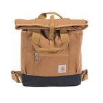 Carhartt Unisex backpack - water-repellent hybrid with padded laptop compartment, Carhartt Brown, One Size