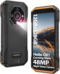 Ulefone Armor X32 Rugged Phone MTK G91, Android 15 48MP + 20MP Night Vision 12GB + 128GB/2TB SD 5.65" Corning Glass with Torch 5500mAh Construction Site Smartphone Dual SIM Fingerprint NFC- Orange