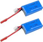 Crazepony 400mAh 2S 7.4V 30C LiPo Battery Pack with JST Plug for Micro FPV Racing Drone Quadcopter