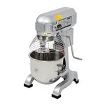 Buffalo 1.1kW Commercial Planetary Large Quantity Mixer 20 Litre | 3 Speed | Includes Strong Whisk, Beater and Dough Hook | Hardwired - Professional Installation Required | GL191