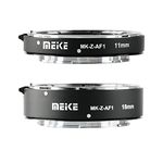 Meike Metal Auto Focus Macro Extension Tube Set (11mm+18mm) Compatible with Nikon Z5 Z6 Z6II Z7 Z7II Z50