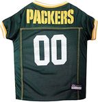 Pets First Green Bay Packers Dog Jersey, Size: Large, NFL Licensed