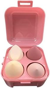 MUUK Makeup Sponge Blender 4 Pack Foundation Sponge Latex Free Beauty Blender Applicator With Sponge Holder Case Ideal For Foundation, Powder and Cream