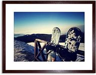 9x7 '' Photo Sport Snowboarding Sno