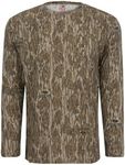 Mossy Oak Camo Shirt for Men | Hunting Shirts for Men Long Sleeve | Turkey Hunting Camo Long Sleeve Shirt, Bottomland, XX-Large