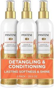 Pantene Conditioning Detangler Spray, Pro-V Repair & Protect, Nutrient Boost for Damaged Hair, Antioxidant Enriched, Leave-In Conditioner, Smooth & Shine, Sulfate-Free, 8.5 Fl Oz, 3 Pack