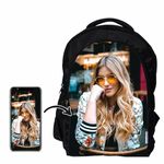 MY FAV Printed Personalised Bag Backpack, Customized Casual School College, Sports Laptop Backpack for Men, Women Outdoor Travel Lightweight Bag