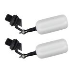 2 Pack 1/2 Inch Float Ball Valve, Adjustable Arm for Livestock Water Trough, Aquariums, Hydroponics - Automatic Fill and Control Water Level