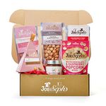 Joe & Seph's Popcorn Pamper Gift Box |Filled with Popcorn, Chocolate Popcorn Bites and Caramel Sauce | Vegetarian Friendly | Gluten Free | for Her | Valentines