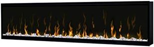 Dimplex IgniteXL 60" Built-in Linear Electric Fireplace with 8 Color Themes and Acrylic Ember Bed (Model: XLF60), 8530/5118 BTU, 240/120 Volt, 2500/1500 Watt, Black