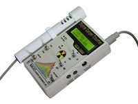 GCA-06W Professional Geiger Counter Nuclear Radiation Detection Monitor with Digital Meter and External Wand Probe - NRC Certification Ready- 0.001 mR/hr Resolution - 1000 mR/hr Range