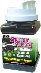 Skunk Scram All Natural Granular Repellent - All-Natural, Animal, People and Pet Safe Granule from EPIC Repellents (2.5 lb Shaker)