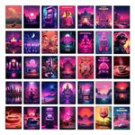 Wallgasm Retro Pop Culture Art Bundle - Set of 54, 4 x 6 Inches Posters