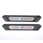 ABS M3 Car Rear Door Sill Protector Plate Threshold strip Frame Trim For X3 X4 G01 G02 2018 2019 (Style C)