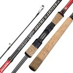 BERRYPRO Salmon & Steelhead Spinning Rod IM8 Carbon Walleye Fishing Rod (8'6''/9'/9'6''/10'/10'6'') (10'6'')