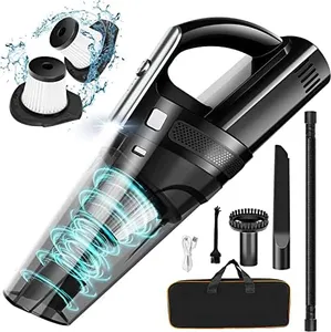 SAKOLD Handheld Vacuum Cordless Mini Protable Rechargeable Car Vacuum Cleaner with 11000PA Powerful Suction for Car Home and Office