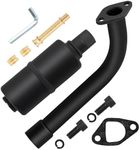 SOFO Predator 212 Exhaust Muffler Kit - for Coleman CT200u BT200X KT196,Baja MB200 for Honda 196cc 224cc 200cc GX160 GX200 6.5HP Engine Go Kart Mini Bike