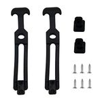 Creatyi 2 PCS Latest Model 8'' Rubber Flexible T-Handle Draw Latches,for Tool Box,Cooler, Golf Cart, Engineering Machine Hood or Farm Machinery