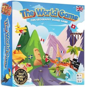 The World Game - Fun Geography Board Game - Educational Game for Kids & Adults - Cool Learning Gift Idea for Teenage Boys & Girls