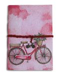 SPCreation Vintage Bicycle Handmade Handicraft Diary (12.7cm X 17.78 cm) (94 Pages)