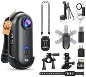 BOBLOV W4 4K Mini Body Camera, Wear