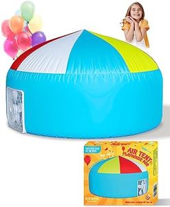 Skywin Air Tent Playhouse for Kids (Multi) - 63 x 40 Inches Inflatable Kids Tent Sets Up and Stores Away in Seconds (Fan NOT Included)